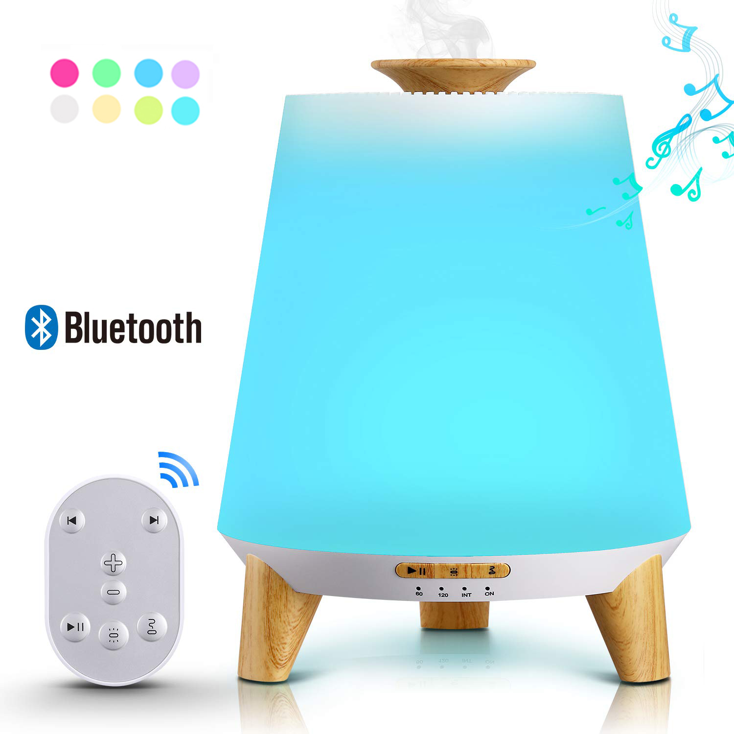 IR remote control Bluetooth Speaker Aroma Diffuser aromatherapy cool mist humidifier SYG0171