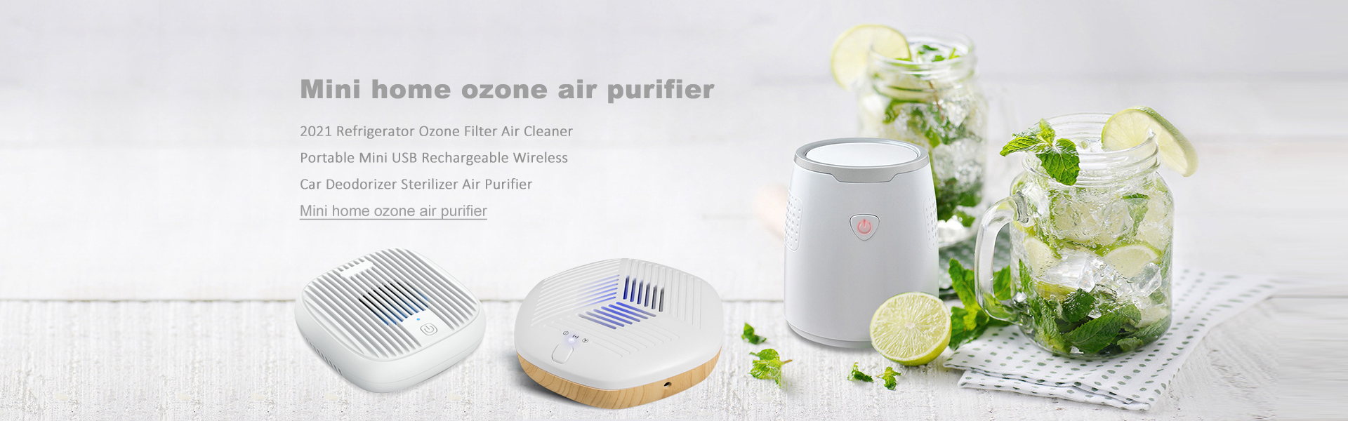 Ozone Machine Air Purifier Deodorization Home Air Ionizers Deodorizer with 3 Modes Automatic Timing 